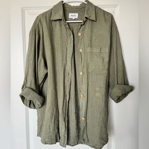 Mate the Label Oversized Linen Shirt